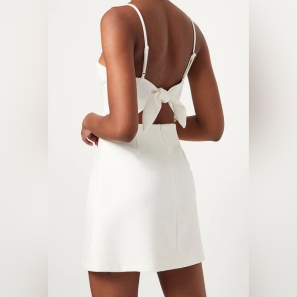 French Connection Dresses & Skirts - French Connection Tie Back
Whisper Sweetheart Dress NWT